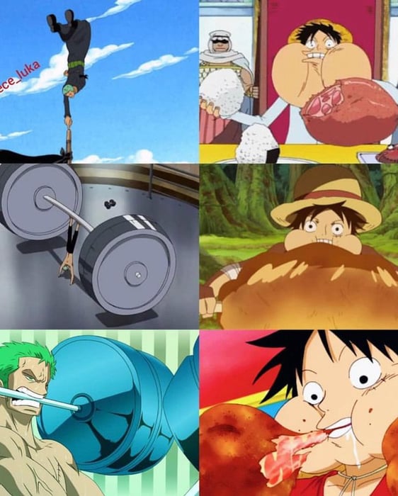 Thư giãn cuối tuần với loạt ảnh meme cười sặc sỡ xoay quanh 'vị thánh tấu hài' Luffy trong One Piece