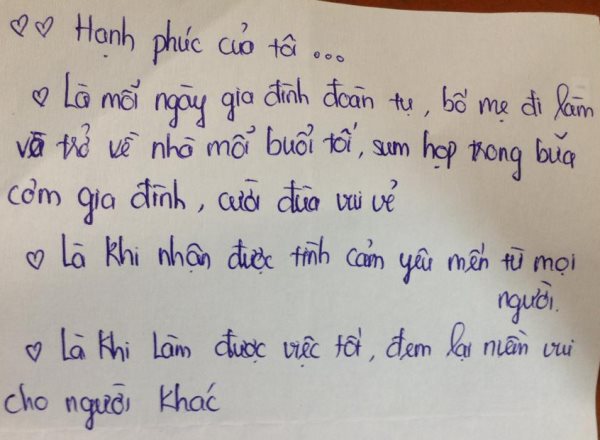 Thế nào là hạnh phúc?