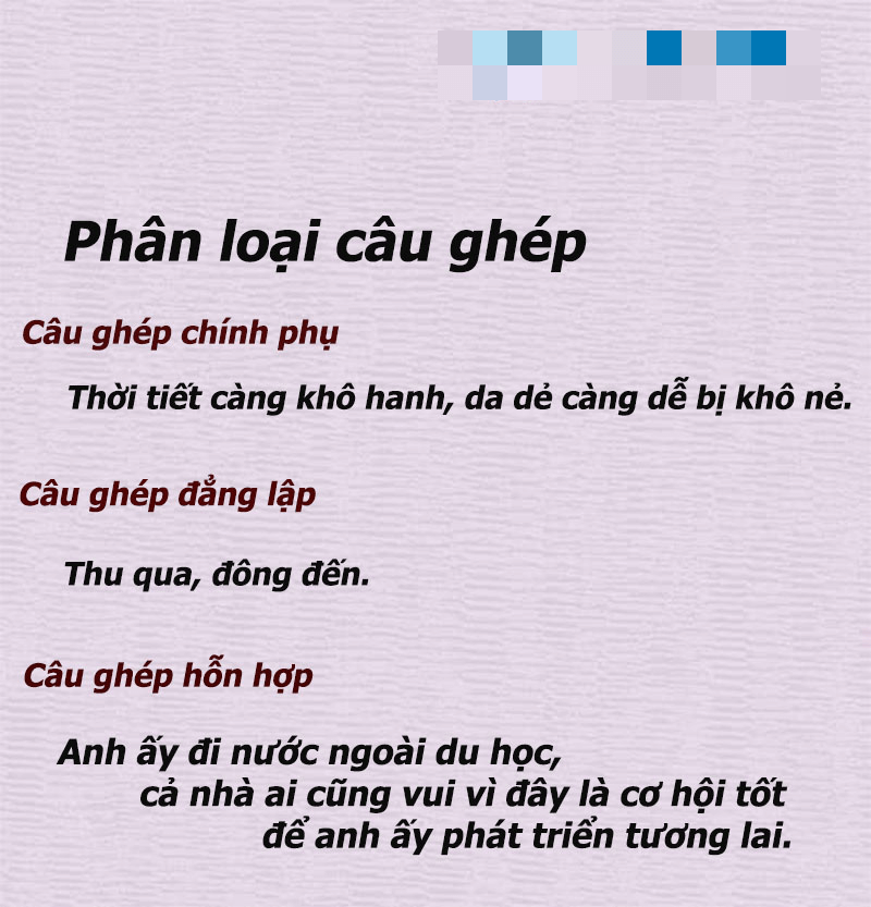 Tiếng việt lớp 5 câu ghép: Khái niệm, phân loại, cách đặt câu & bí quyết học hay